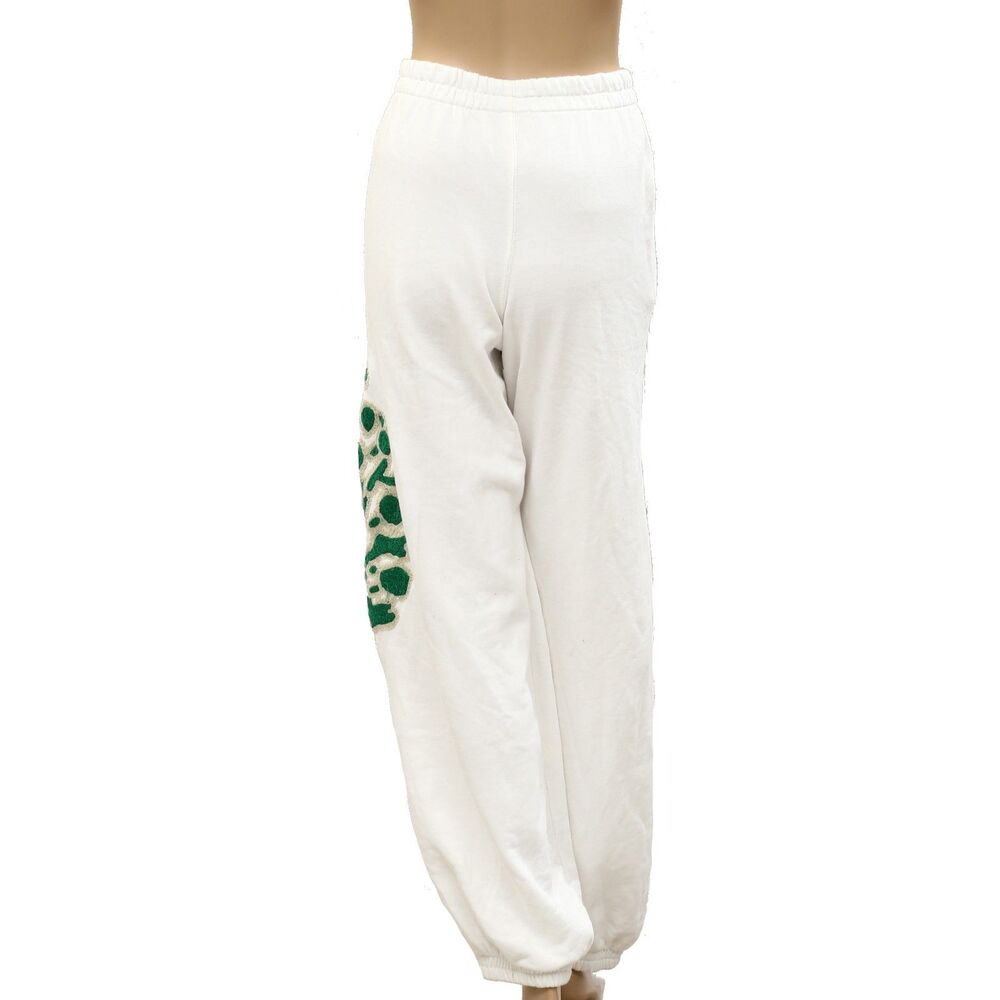 Free People FP Movement All Star Embroidered Trouser Pants White Soft L 287388 - Picture 6 of 9
